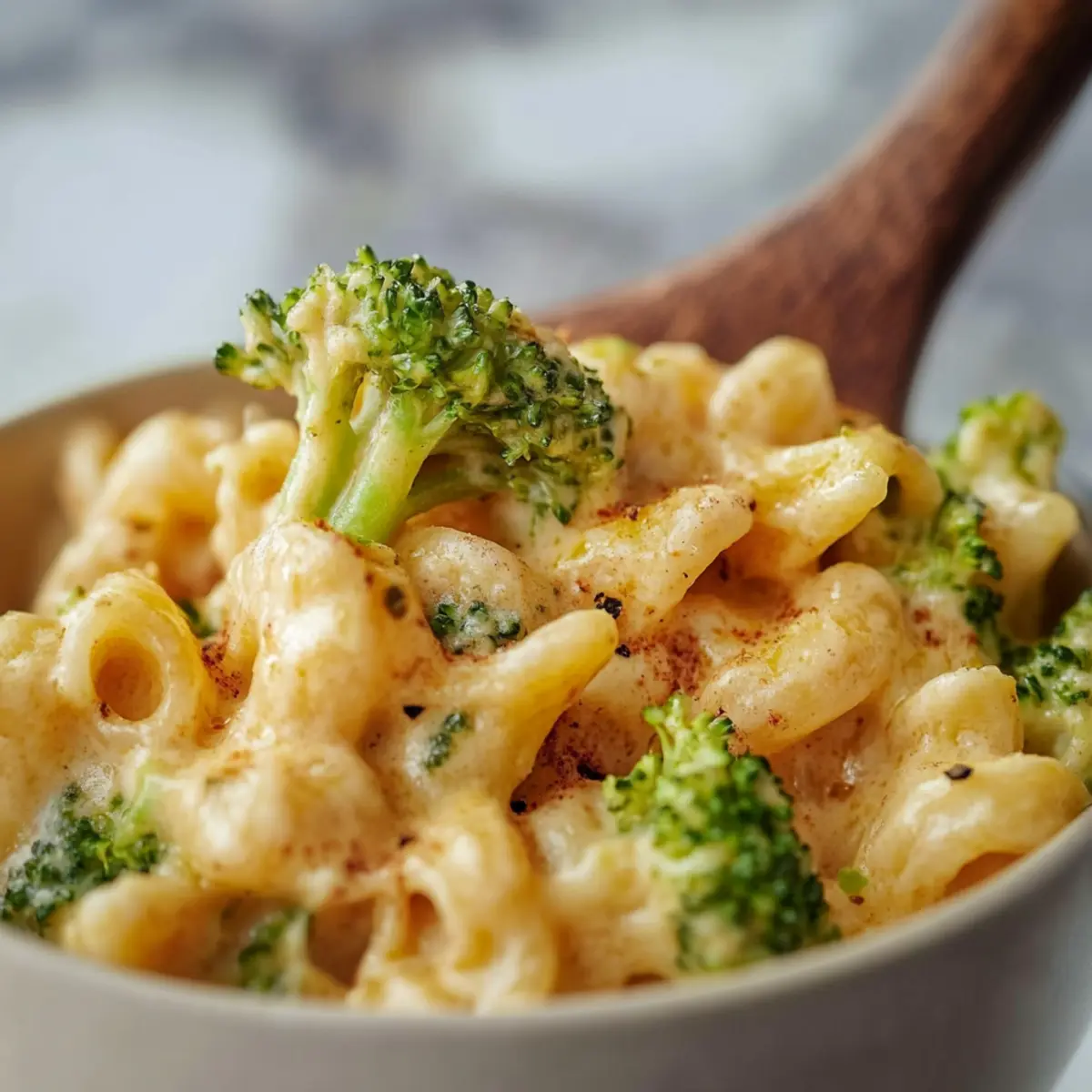 One Pot Healthy Broccoli Mac and Cheese
