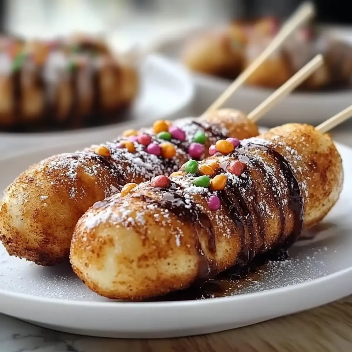 Pancake Sausage on a Stick