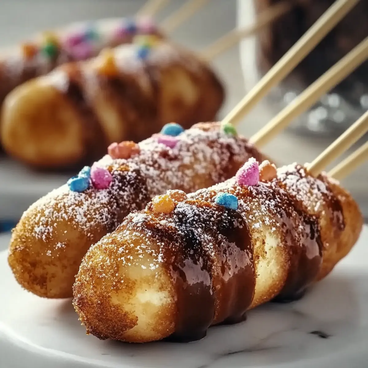 Pancake Sausage on a Stick