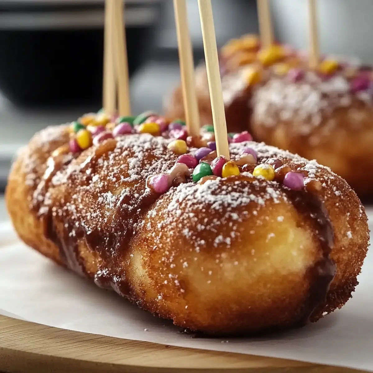 Pancake Sausage on a Stick