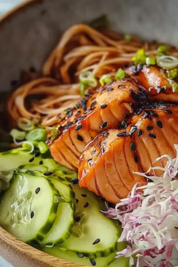 Teriyaki Salmon Sushi Bowl