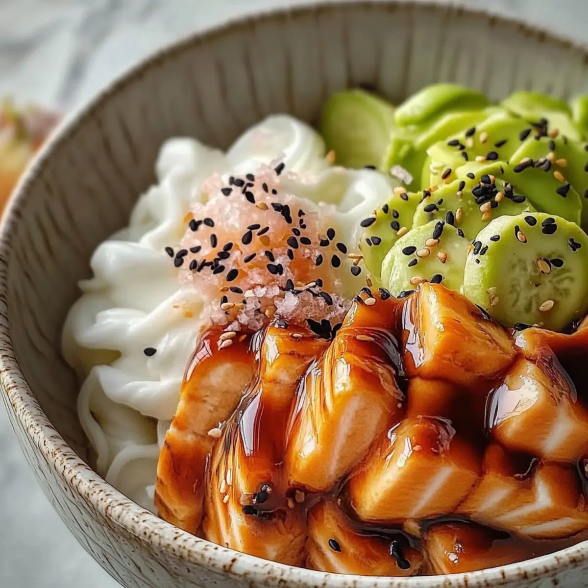 Teriyaki Salmon Sushi Bowl
