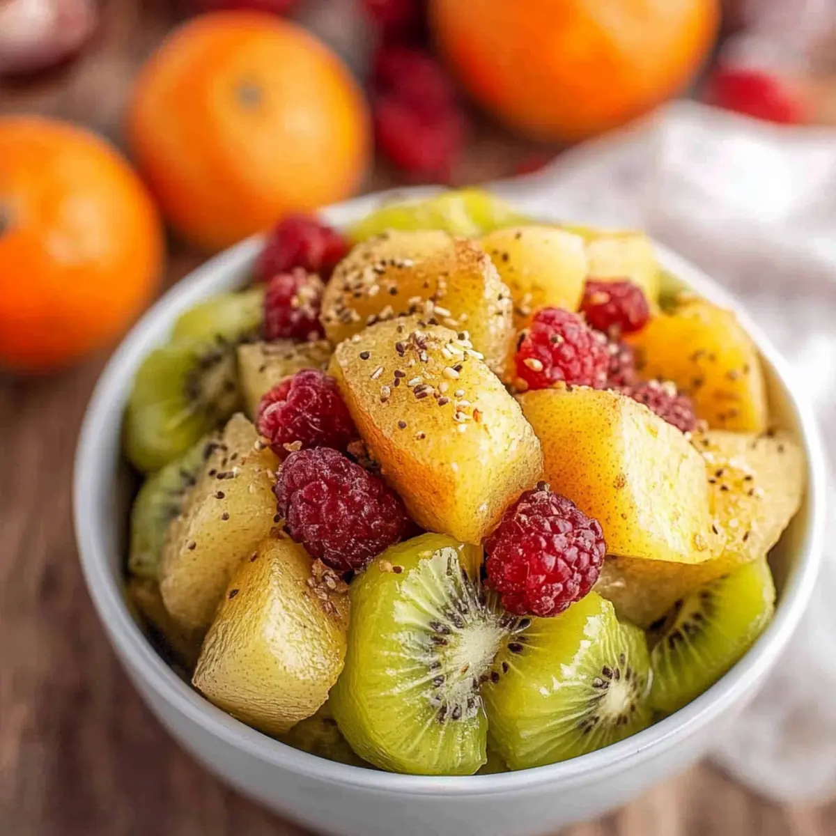 Winter Fruit Salad with Poppy Seed Dressing