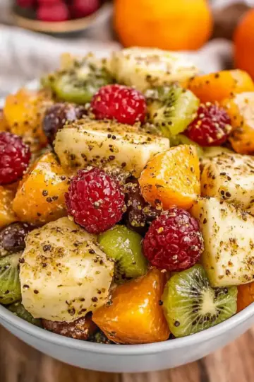 Winter Fruit Salad with Poppy Seed Dressing