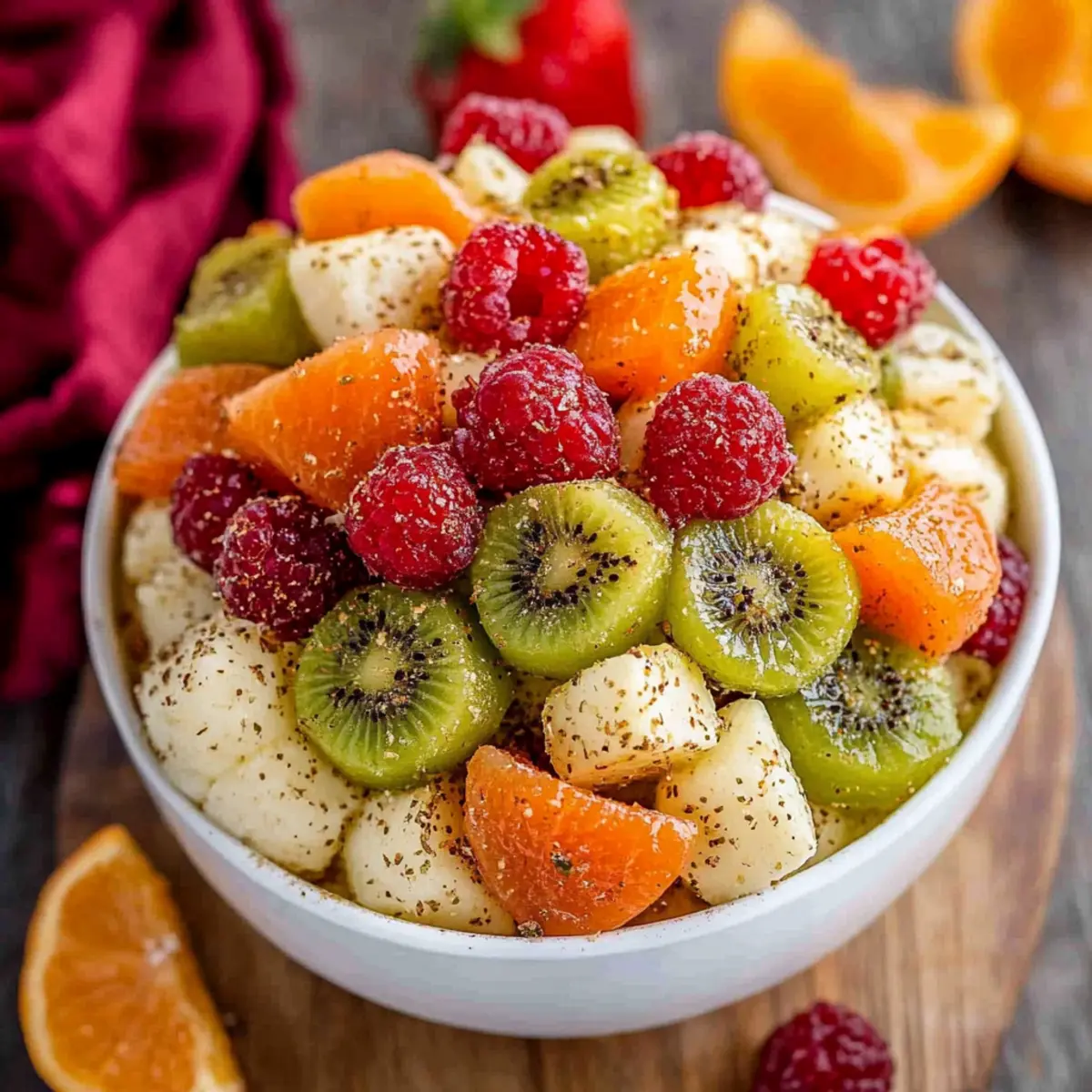 Winter Fruit Salad with Poppy Seed Dressing