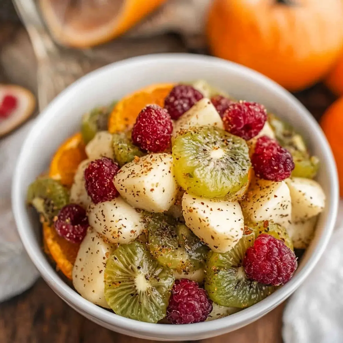 Winter Fruit Salad with Poppy Seed Dressing