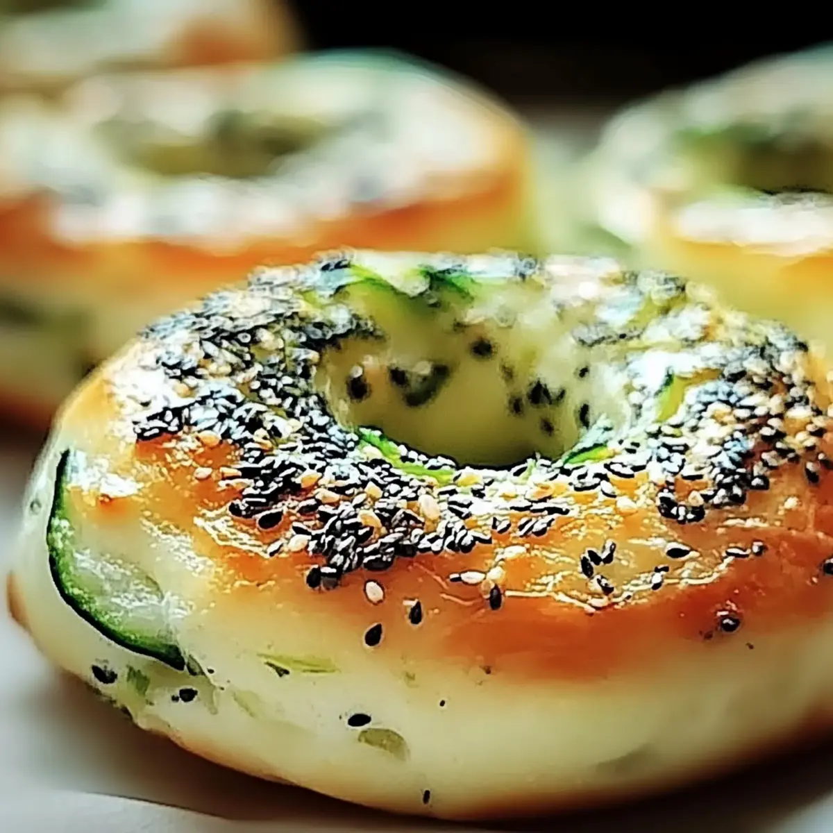Zucchini Bagels