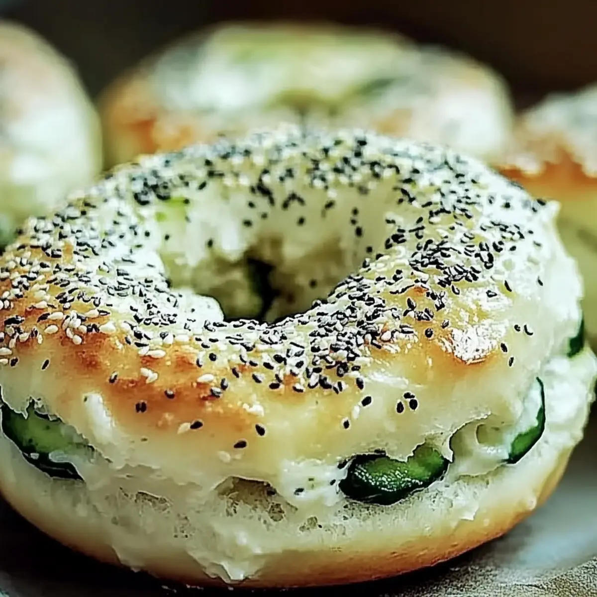 Zucchini Bagels