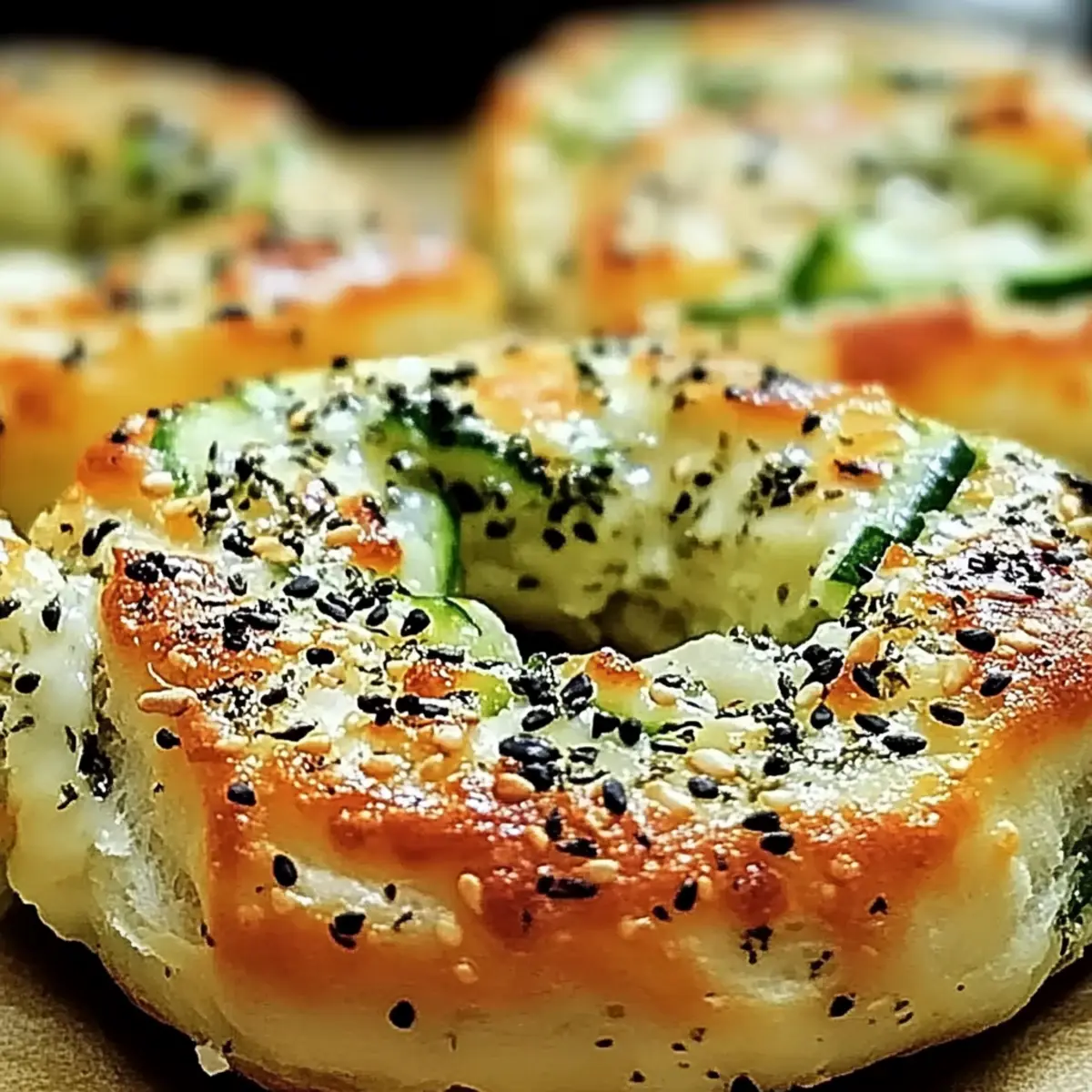 Zucchini Bagels